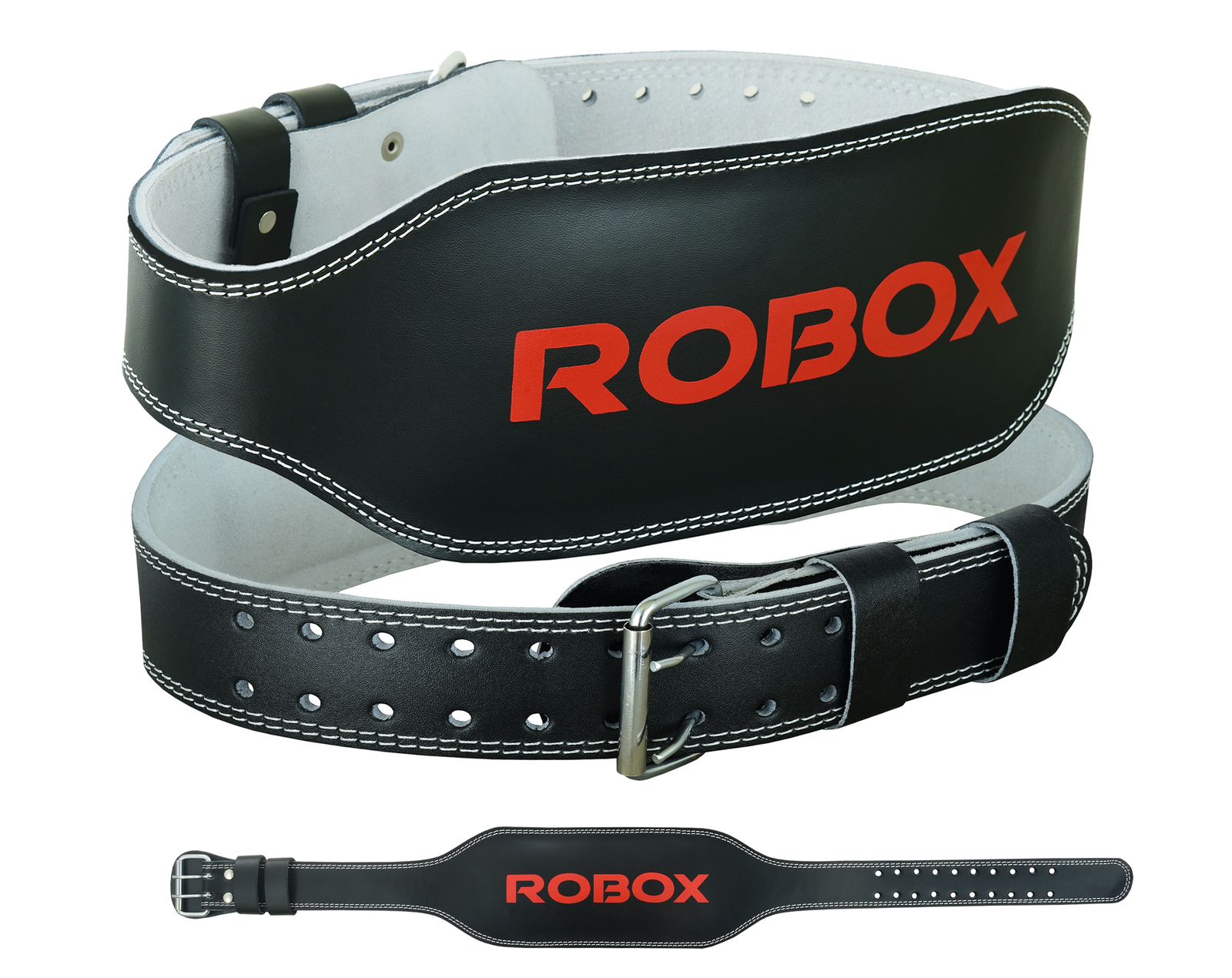 Weight Lifting, Gym, Bodybuilding, Training, Back Support 6" Leather Belt